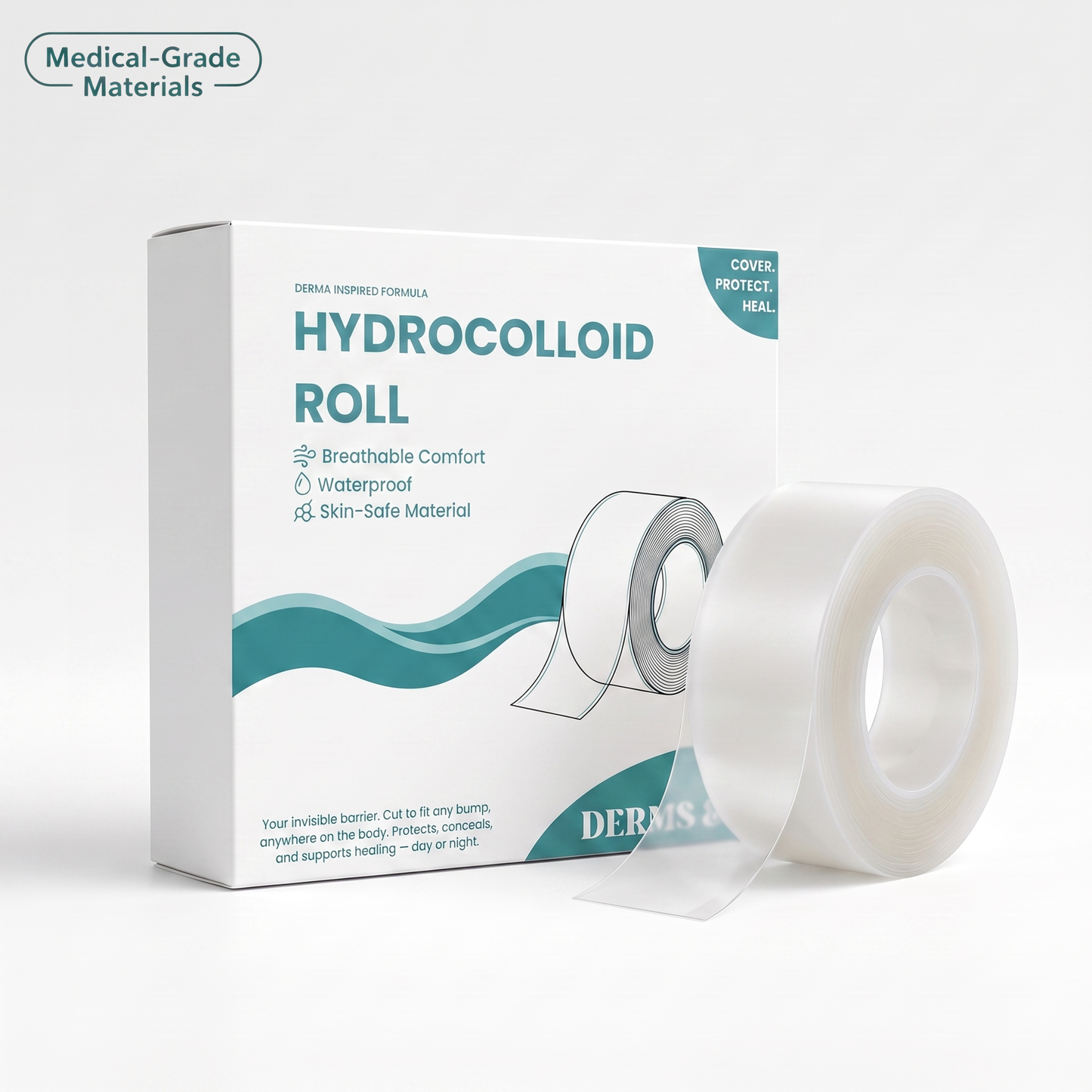 Derms & Co™ Hydrocolloid Roll For Molluscum